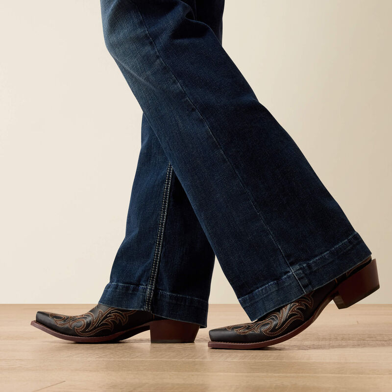 Aisha Wide Leg Perfect Rise Trouser Jeans by ARIAT