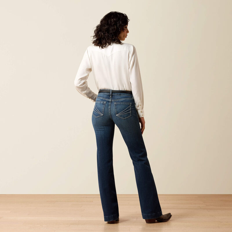 Aisha Wide Leg Perfect Rise Trouser Jeans by ARIAT