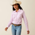 The Pink Lavender Lemonade Stripe Women's Button Up Shirt by ARIAT