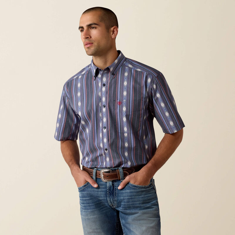 The Berke Classic Fit SS Button Up Shirt by Ariat