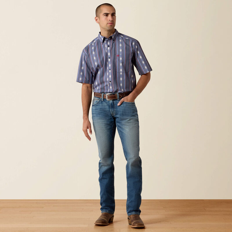 The Berke Classic Fit SS Button Up Shirt by Ariat