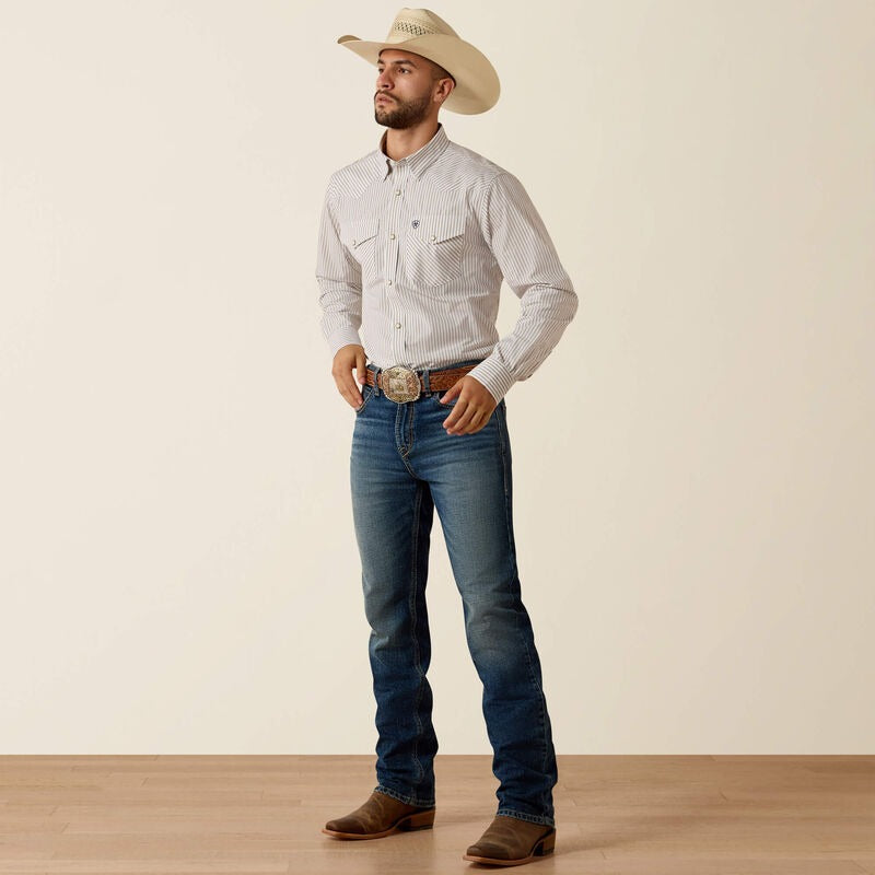 The Cowboss Men's L/S Pearl Snap Pro Series Shirt by Ariat