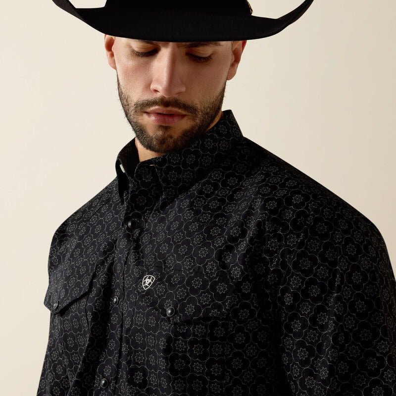 The Cowboy Gangster Men's L/S Pearl Snap Shirt by Ariat