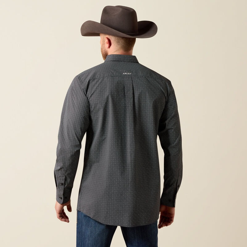 The Locked In Dariel Team Fitted LS Button Up Shirt by Ariat