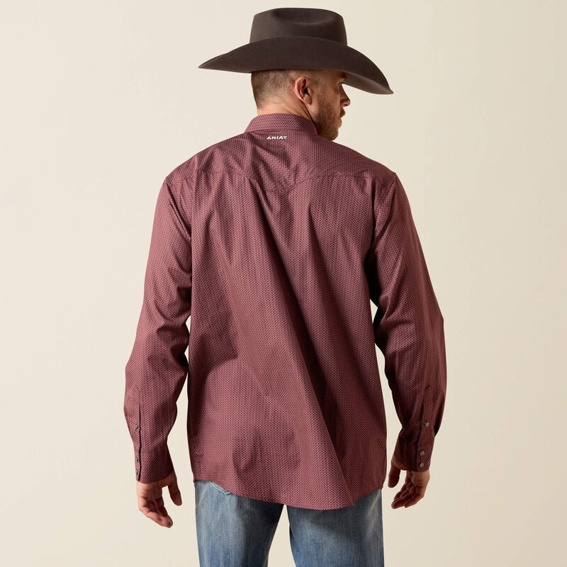 The Dion Wrinkle Free Classic Fit LS Snap Up Shirt by Ariat