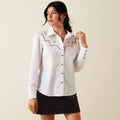 The Sweet Cream Lattice Women's Button Up Shirt by ARIAT