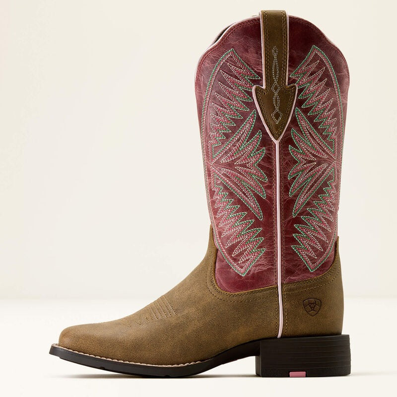 The Cherries Jubilee Round Up Ruidoso Square Toe Boot by Ariat