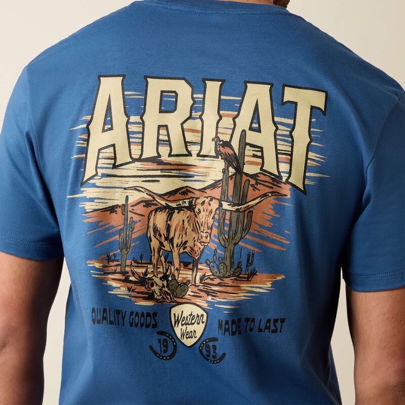 The Lone Longhorn Men's T-Shirt by Ariat