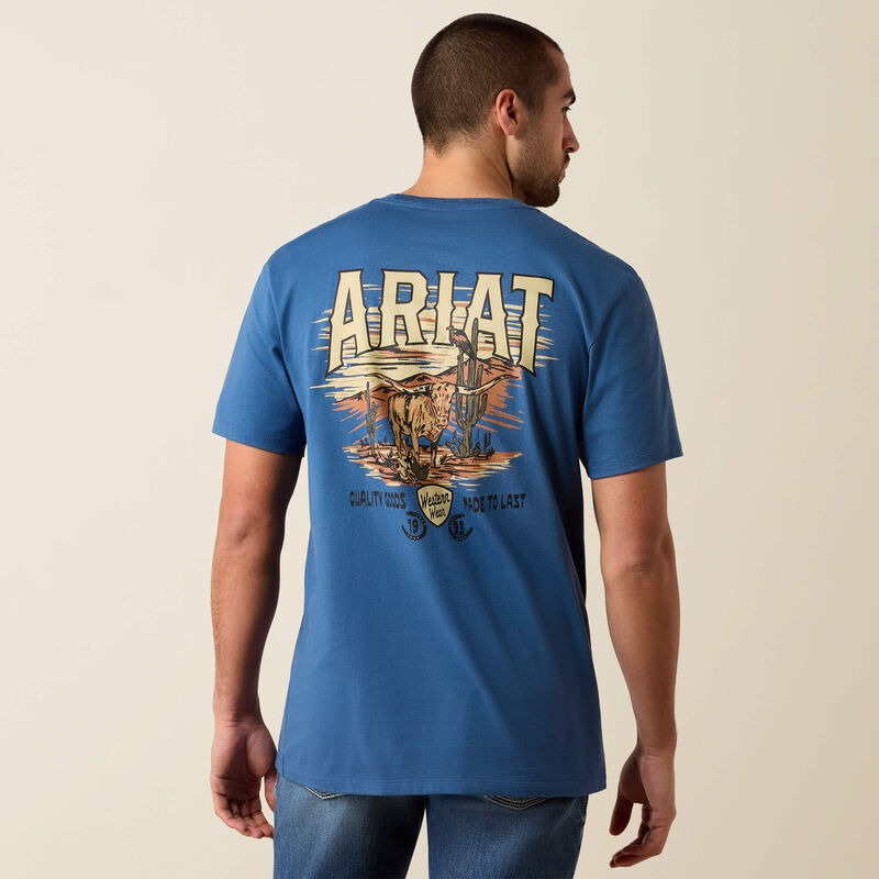 The Lone Longhorn Men's T-Shirt by Ariat