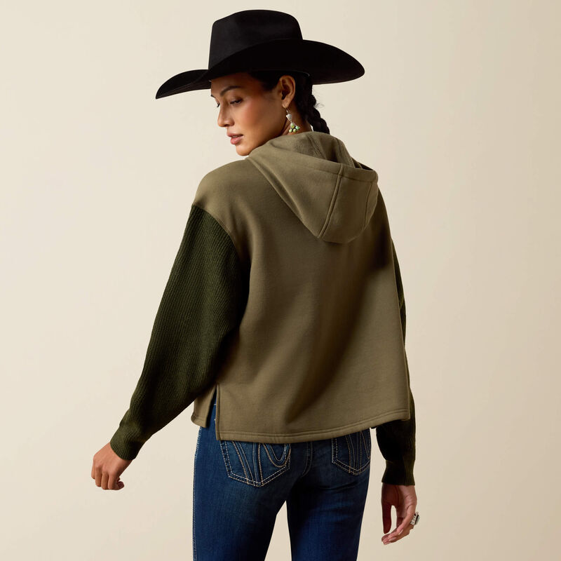 The Bozeman Sweater in Ivy Green by Ariat