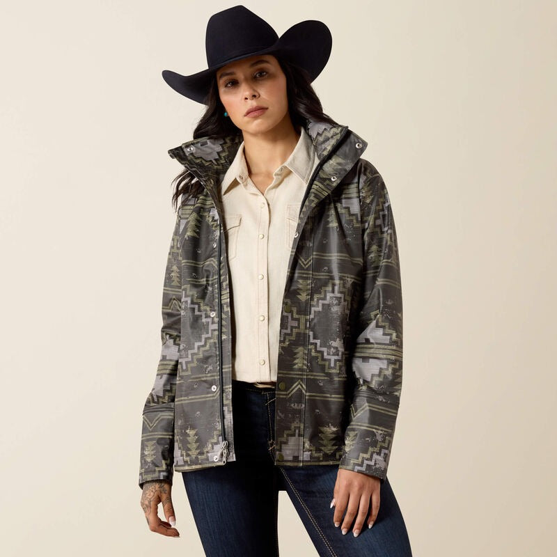 Drizzle Rain Coat in Stonewall by Ariat