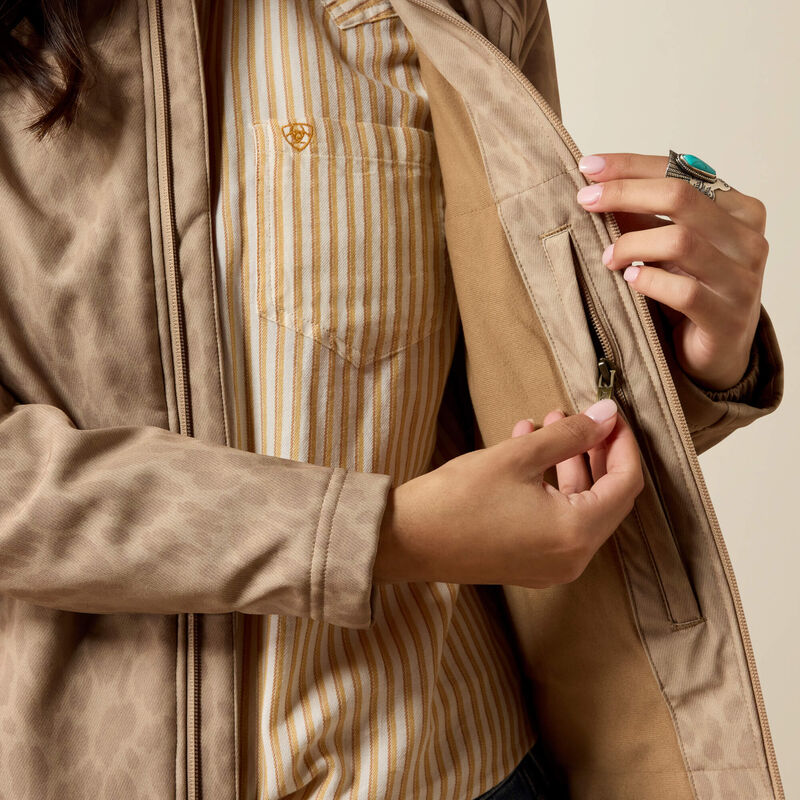 The Faded Leopard Love Softshell Jacket by Ariat
