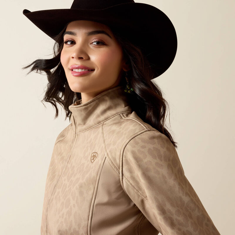 The Faded Leopard Love Softshell Jacket by Ariat