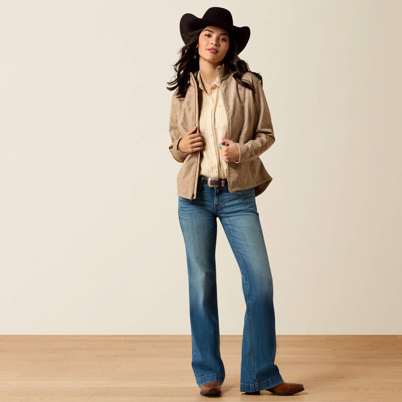 The Faded Leopard Love Softshell Jacket by Ariat