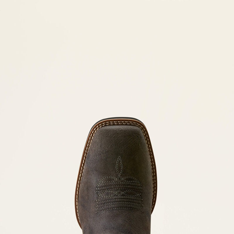 The Arrowrock Men's Ariat Boot in Iron Ash/Black Deertan