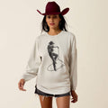 The Canvas Stonewash Oversized Women's Long Sleeve T-Shirt by ARIAT