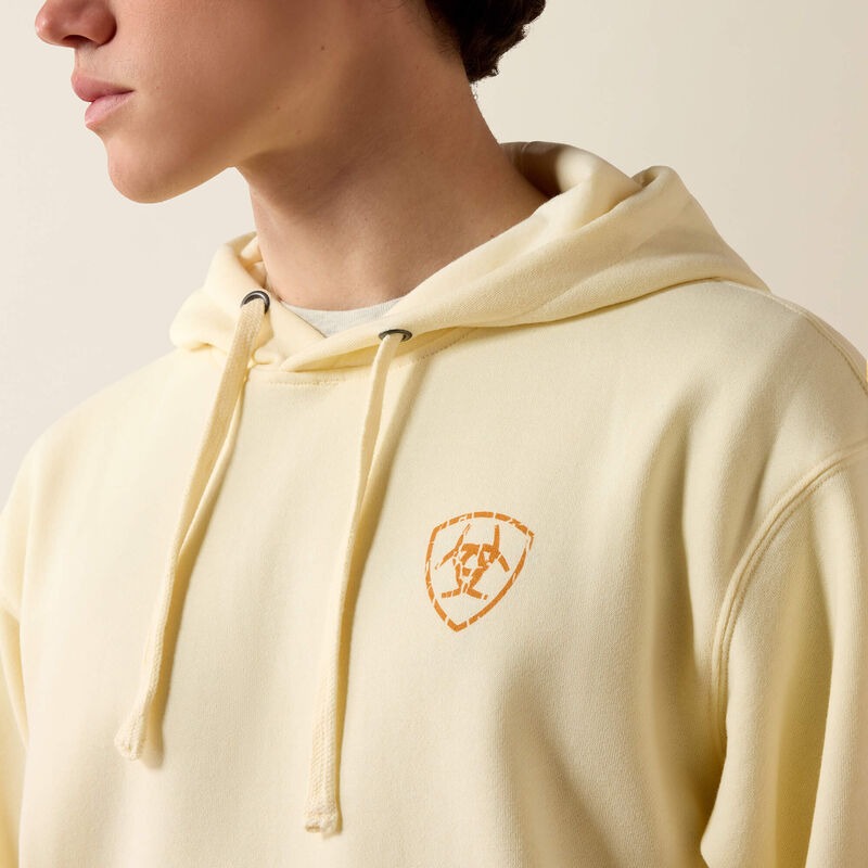 The Ropers Delight Hoodie in Vanilla Custard by Ariat