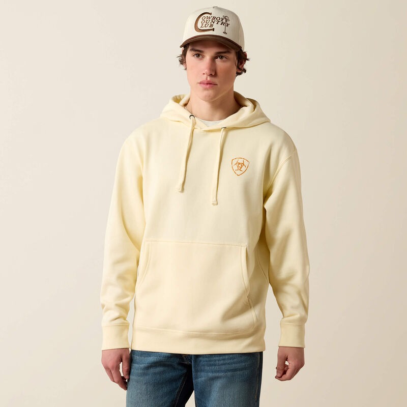 The Ropers Delight Hoodie in Vanilla Custard by Ariat