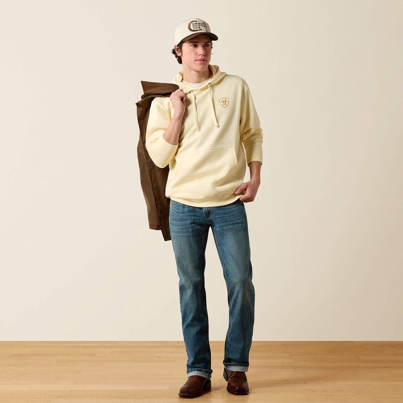 The Ropers Delight Hoodie in Vanilla Custard by Ariat