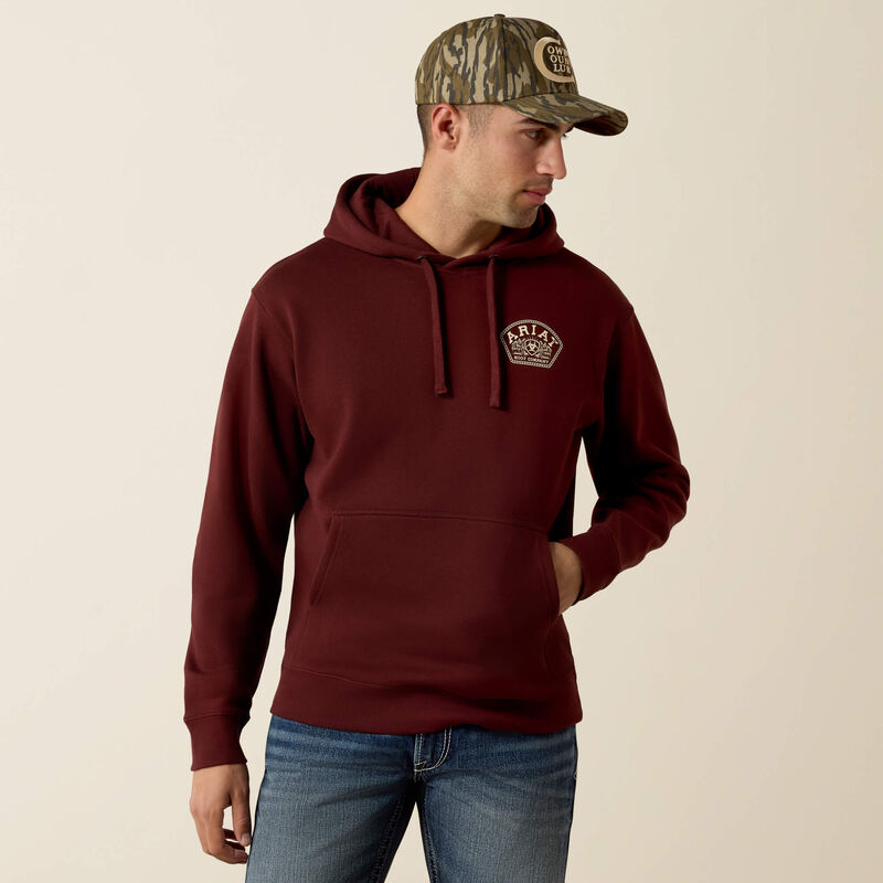 The Roped Out Desert Badge Men's Hoodie by Ariat
