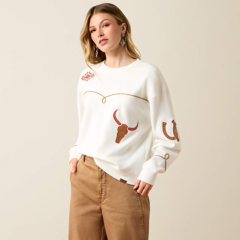 The Coconut Milk Kansas Women's Sweatshirt by ARIAT