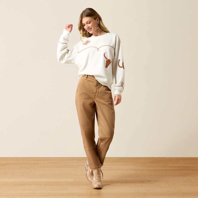 The Coconut Milk Kansas Women's Sweatshirt by ARIAT