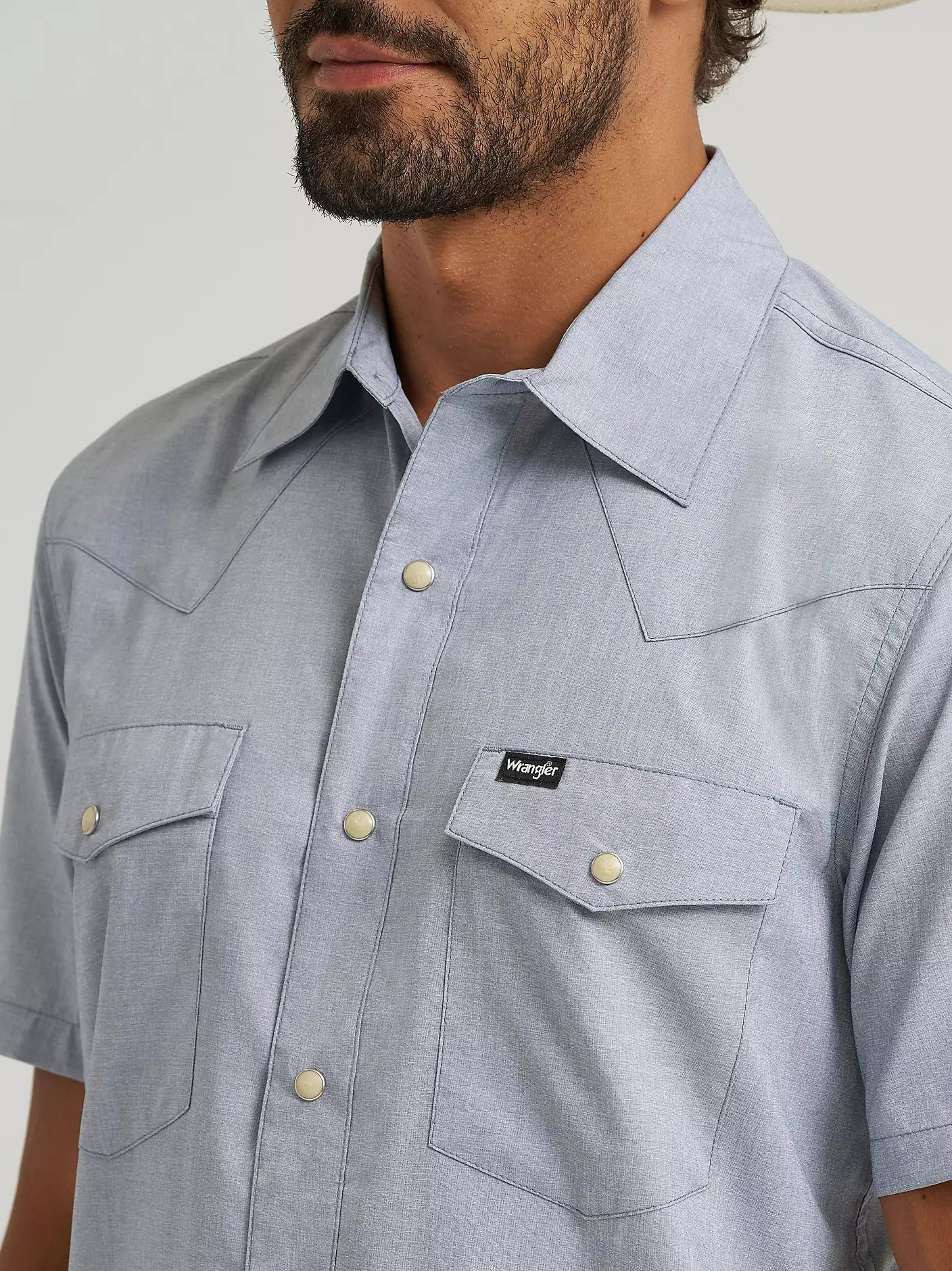 The Bering Sea Short Sleeve Pearl Snap Shirt by Wrangler