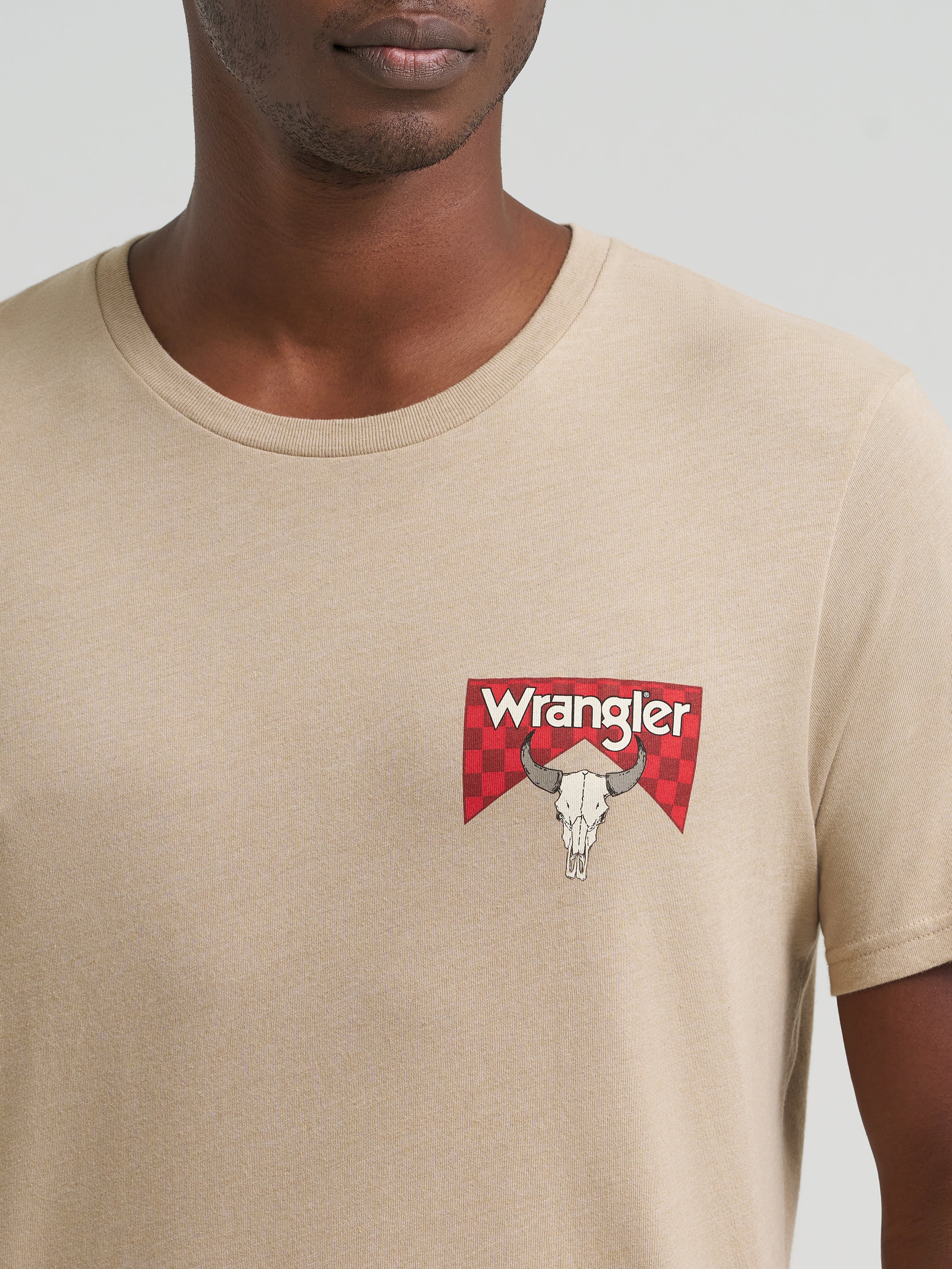 The Steer Skull Tee by Wrangler