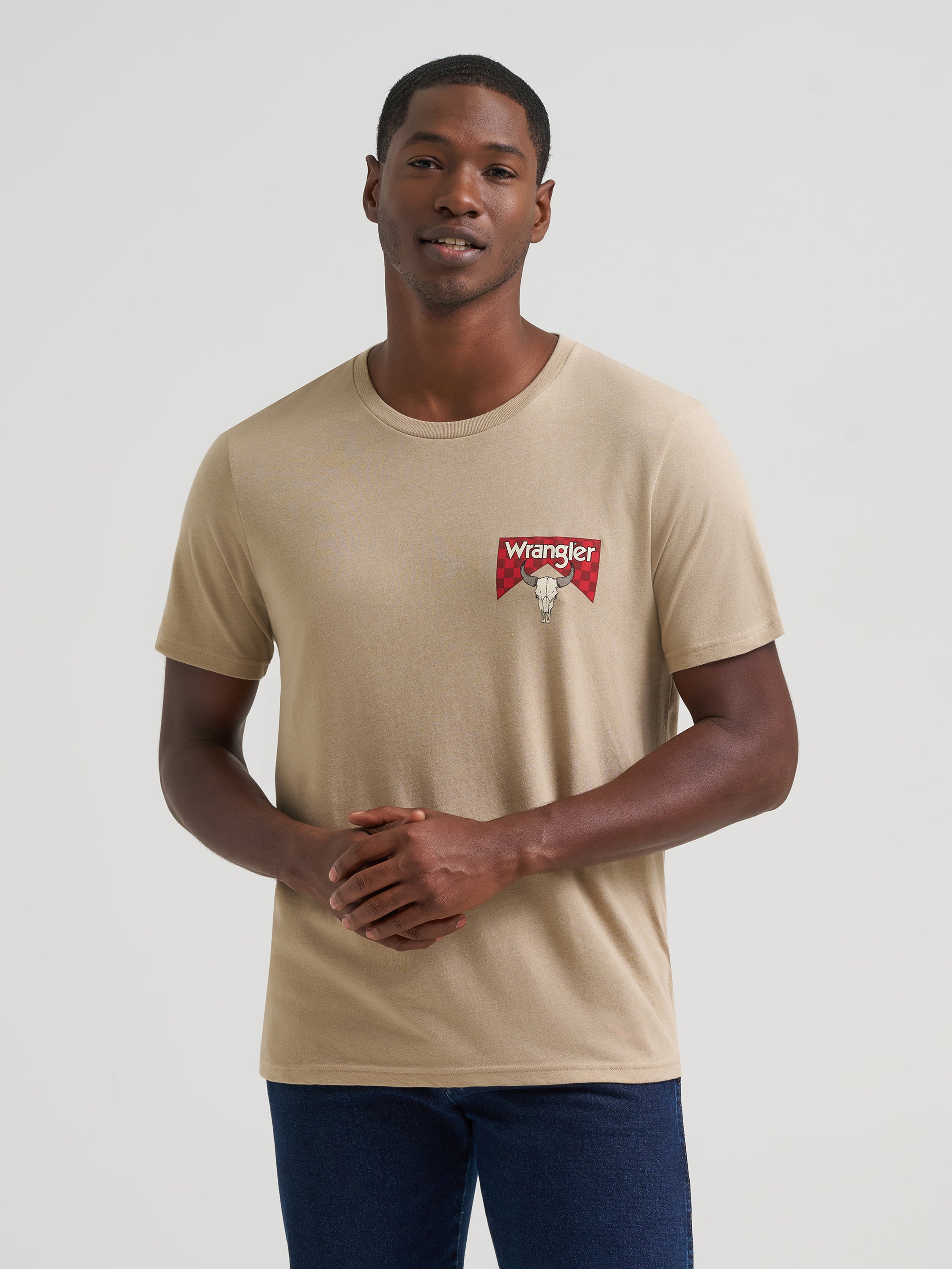 The Steer Skull Tee by Wrangler