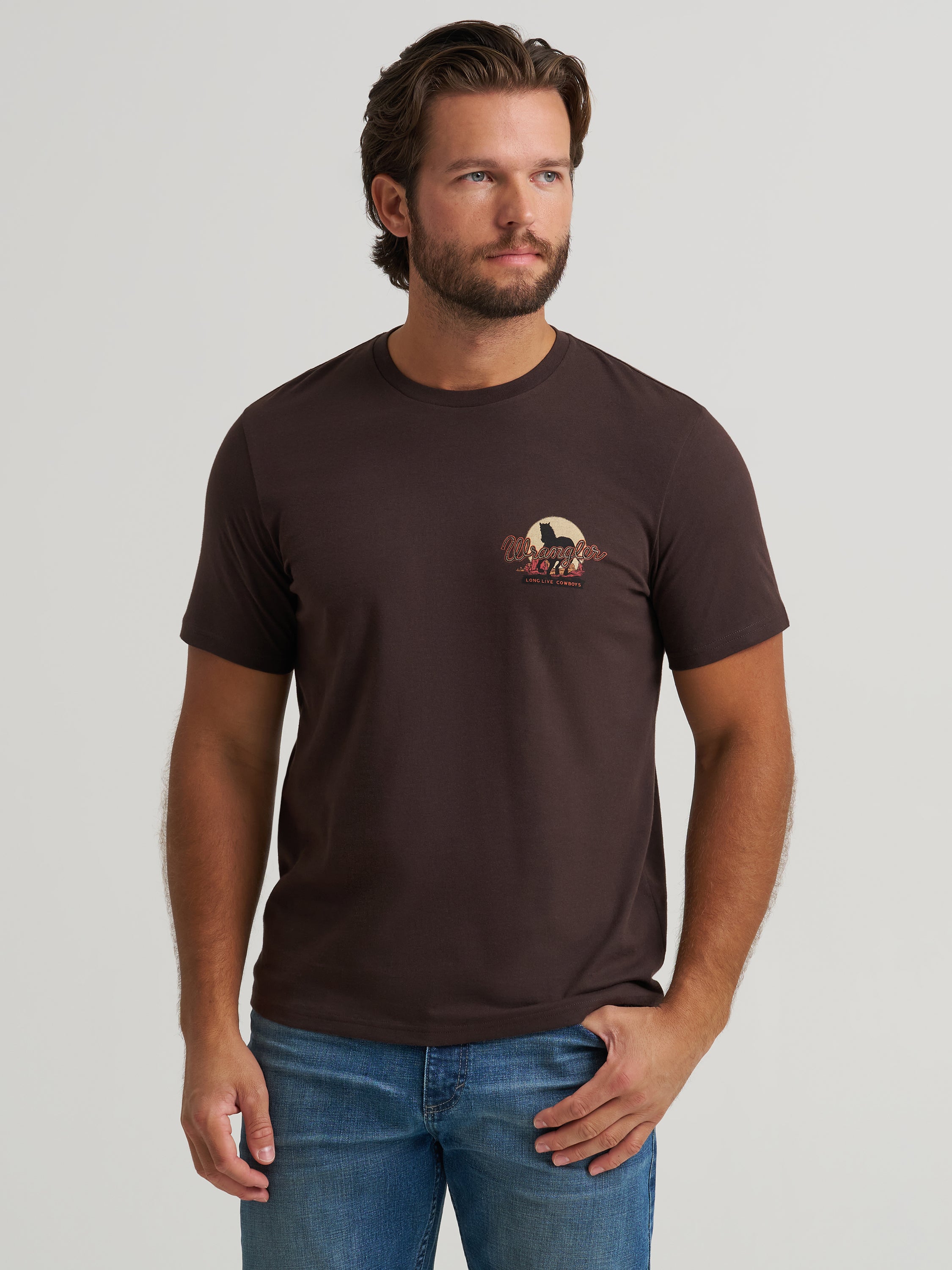 The Long Live Cowboys Tee by Wrangler