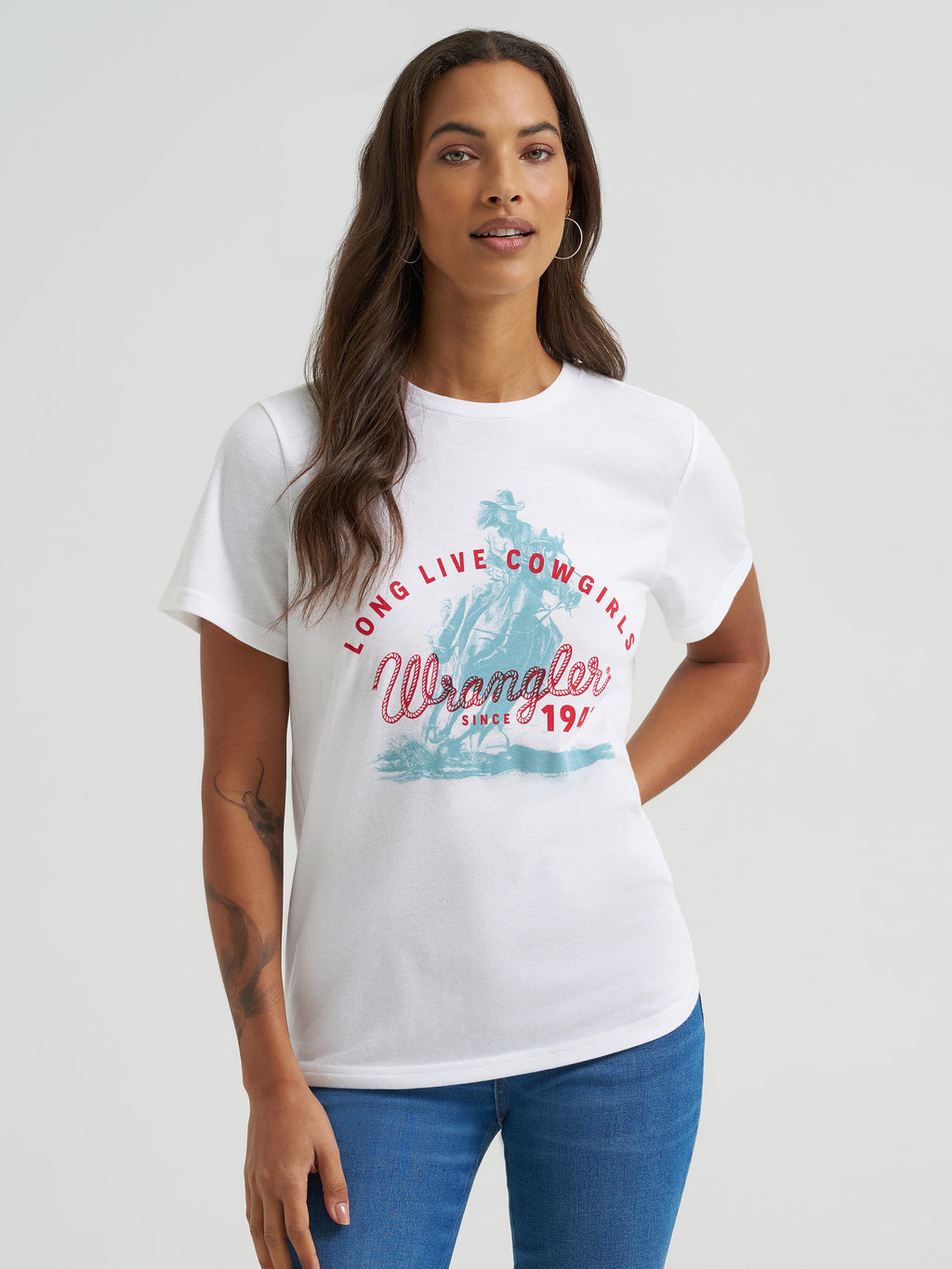 The Long Live Cowgirls Tee by Wrangler