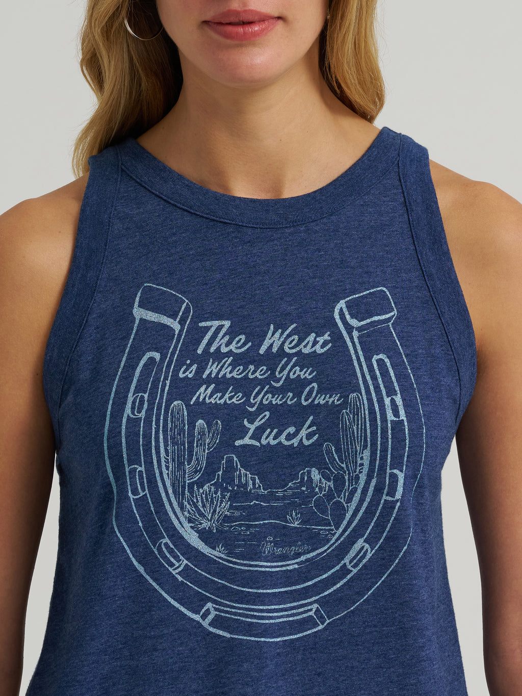 The West Is Where You Make Your Own Luck Tank by Wrangler