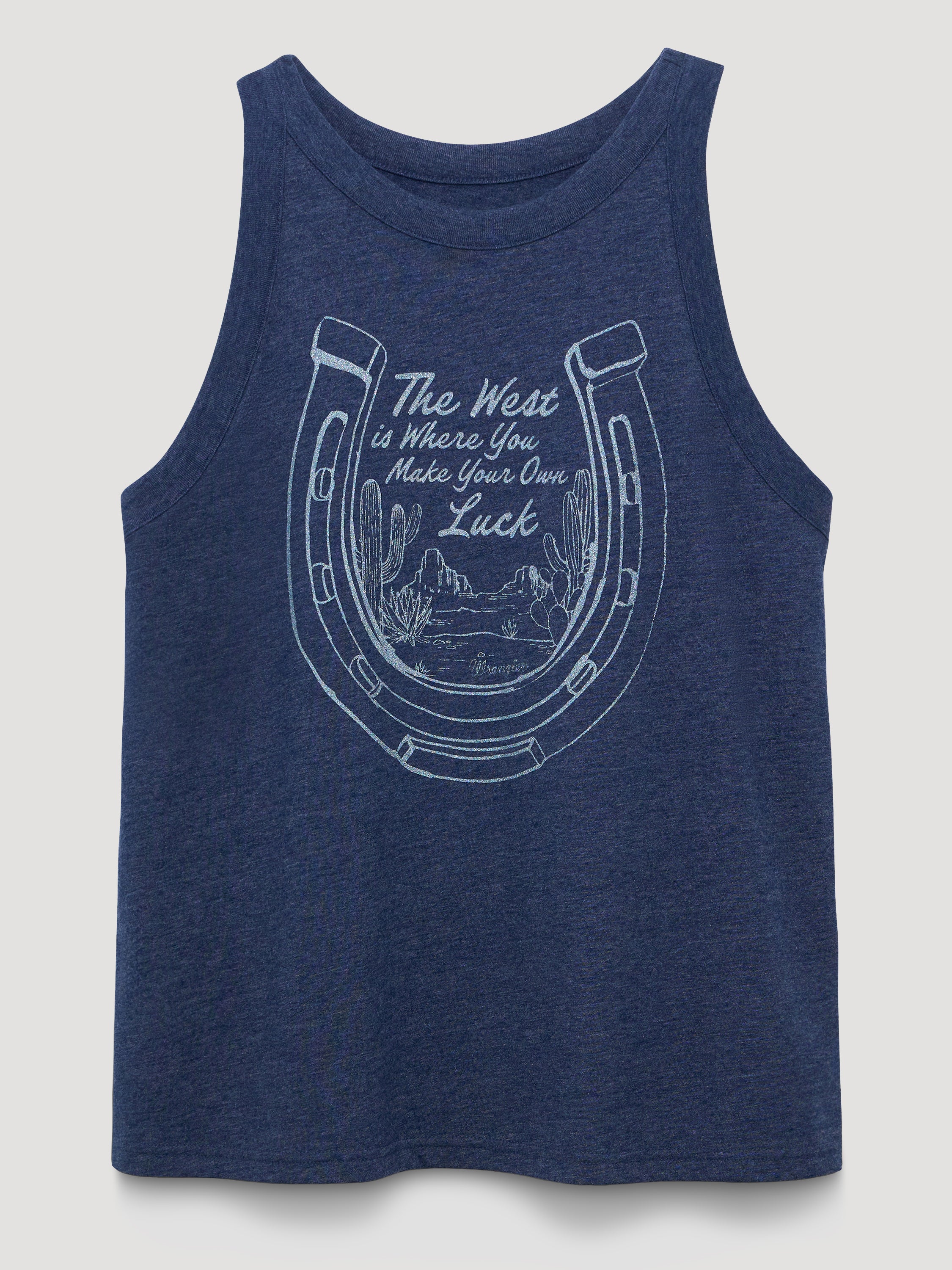 The West Is Where You Make Your Own Luck Tank by Wrangler