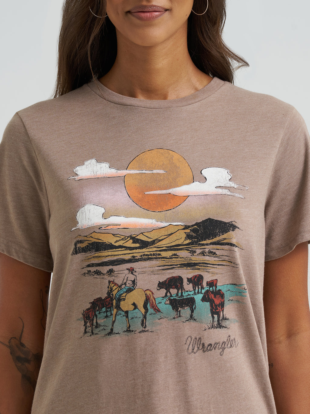The Wild Country Regular Fit Women's Tee by Wrangler