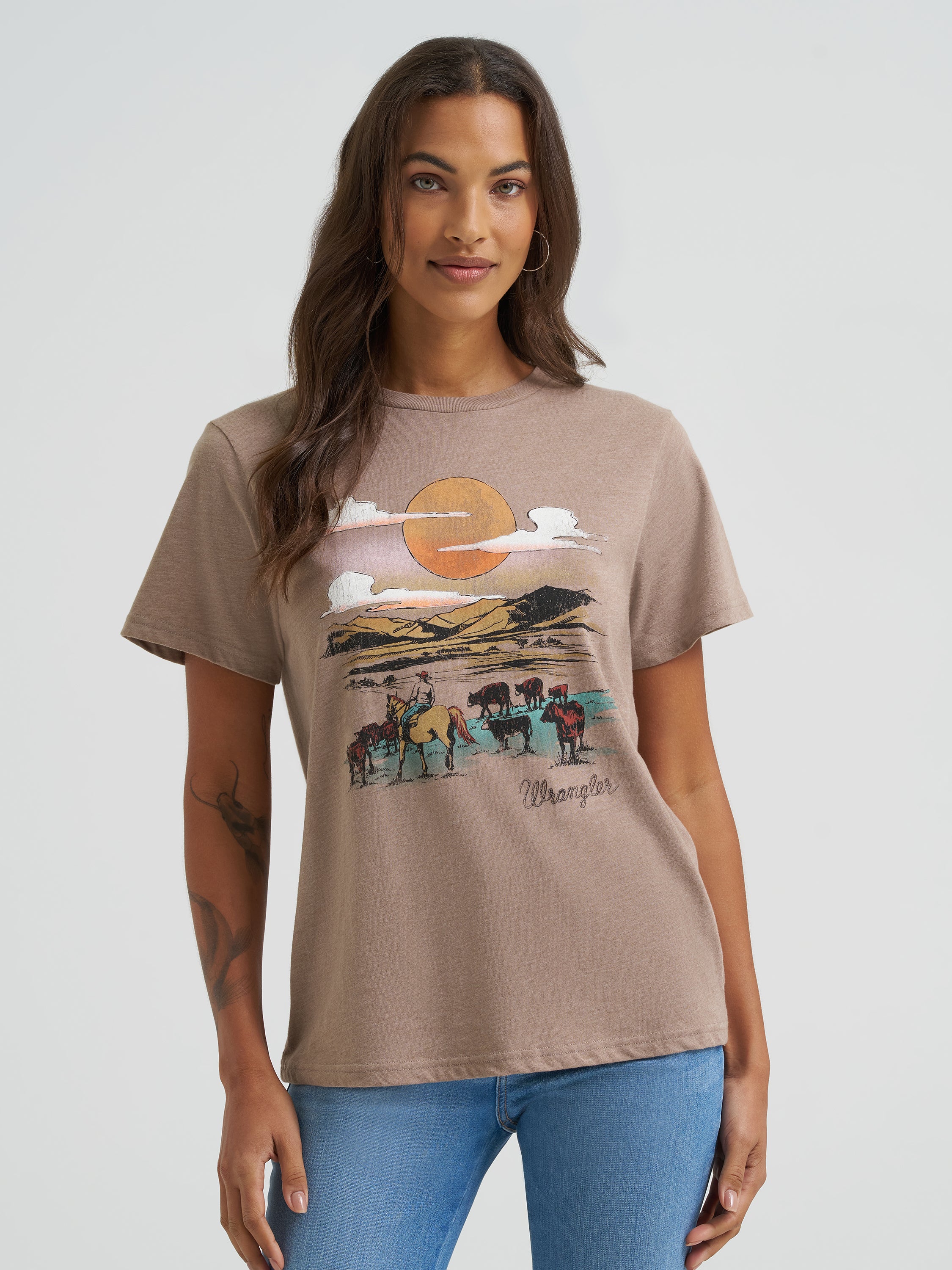 The Wild Country Regular Fit Women's Tee by Wrangler