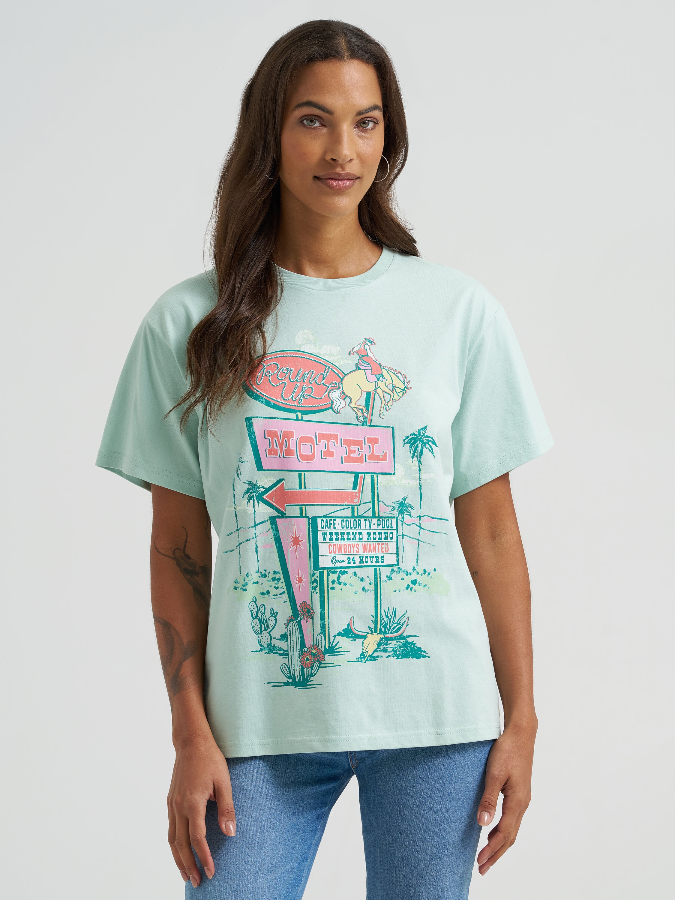 The Round Up Motel Shirt by Wrangler