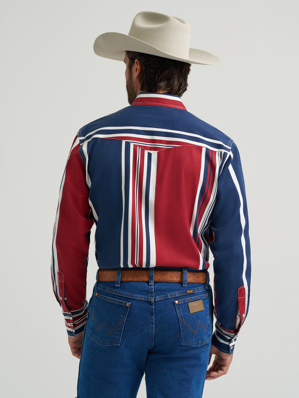 The Red White and Blue Brushpopper by Wrangler