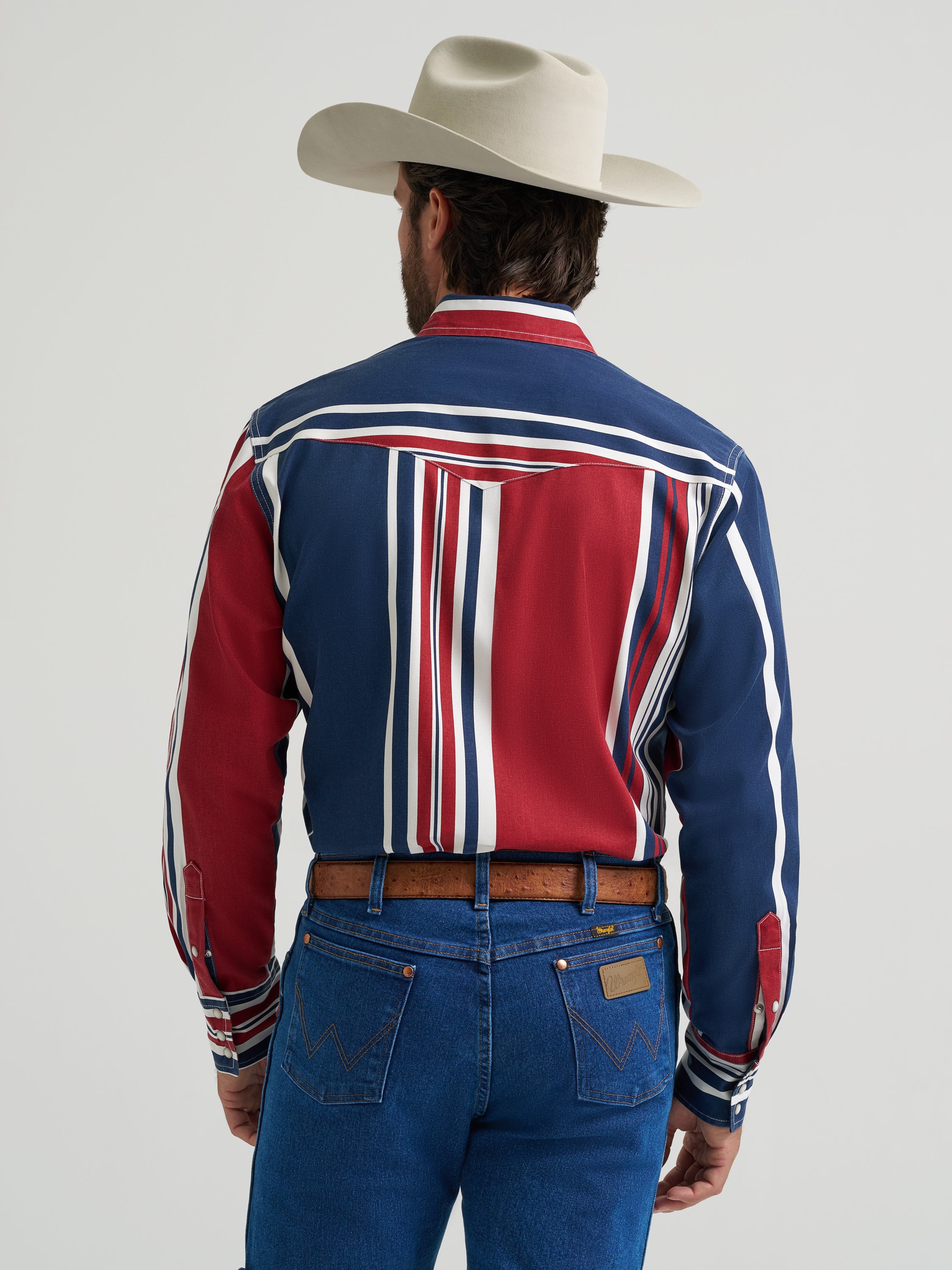The Red White and Blue Brushpopper by Wrangler