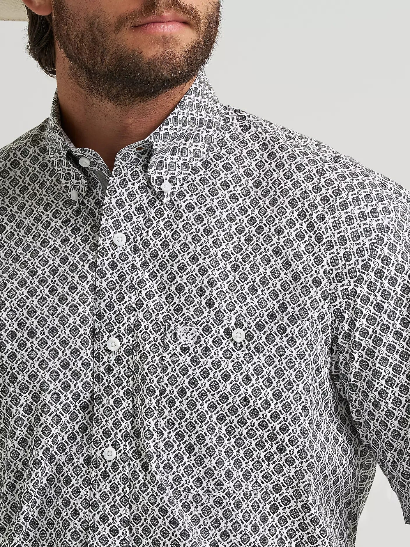 The Drinkin' Man Button Up T-Shirt by George Strait X Wrangler