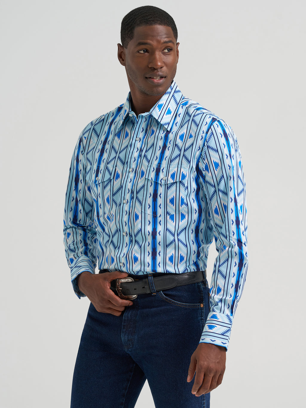 The Ramblin' Man Pearl Snap Shirt by Wrangler
