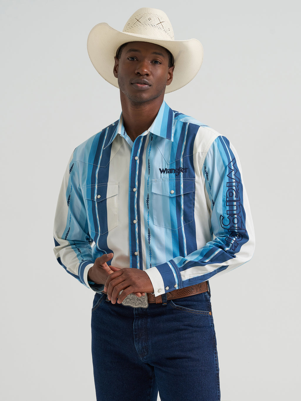 The Pick Up Man Pearl Snap by Wrangler