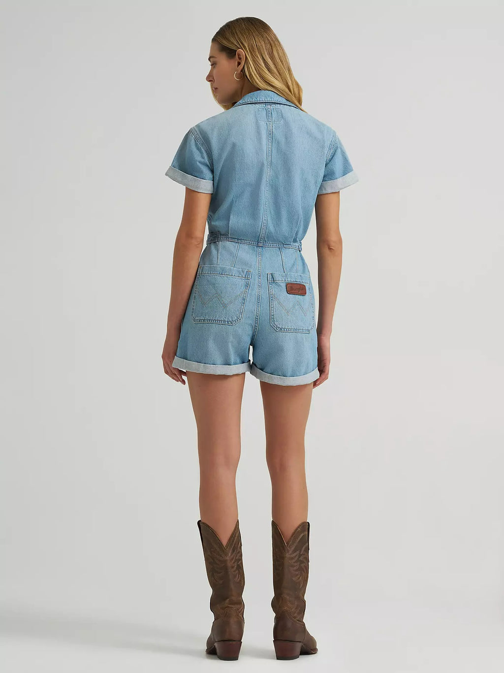 The Jessie Jane Denim Romper by Wrangler