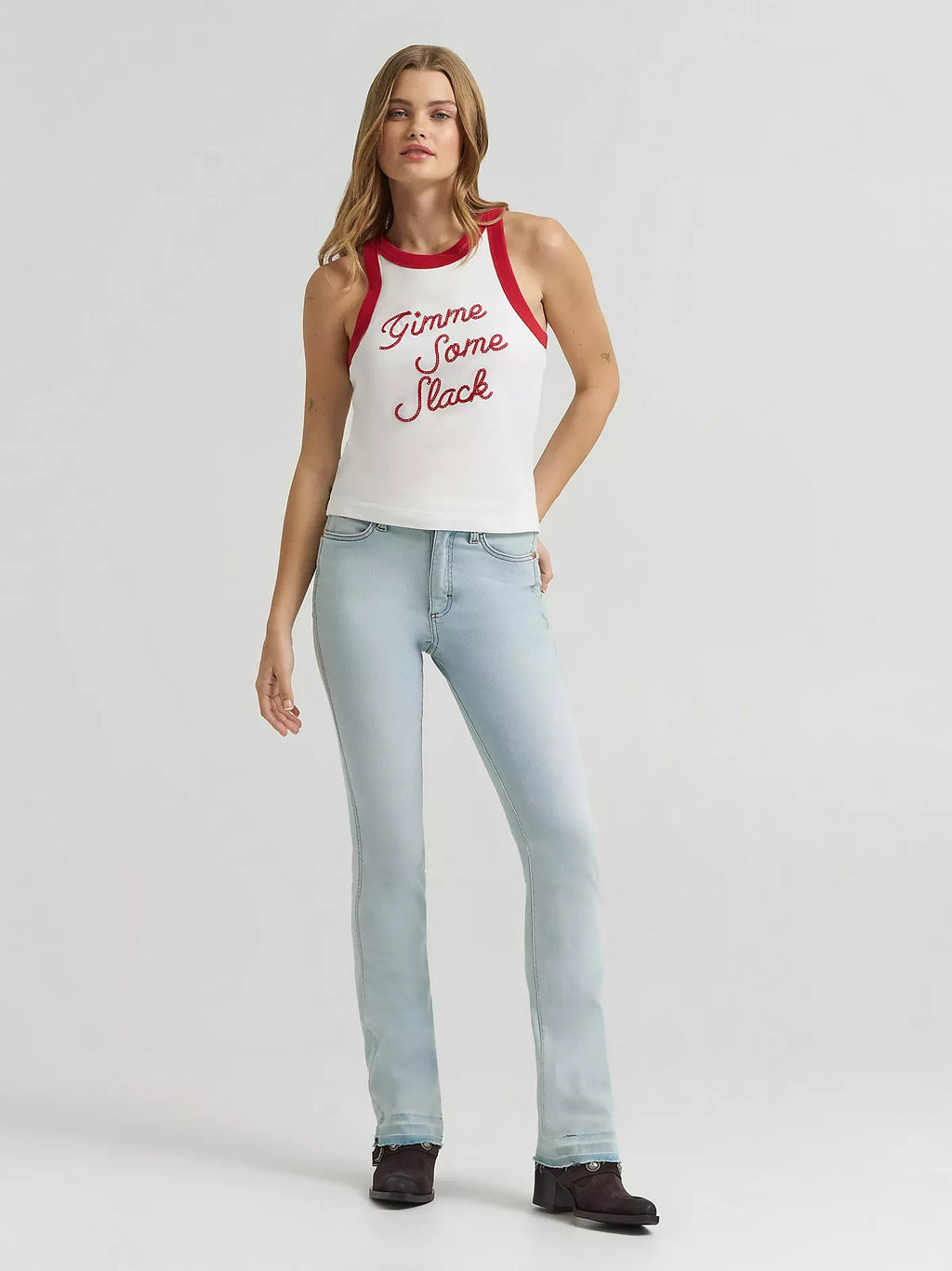 The Gimme Some Slack Tank by Lainey Wilson X Wrangler