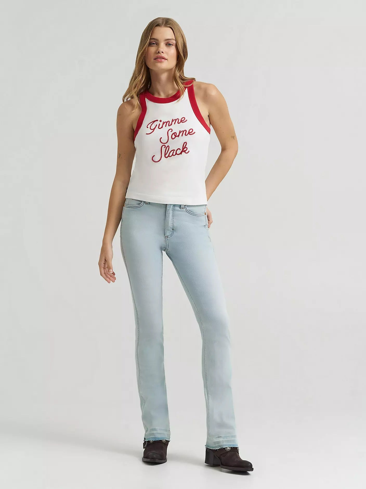 The Gimme Some Slack Tank by Lainey Wilson X Wrangler