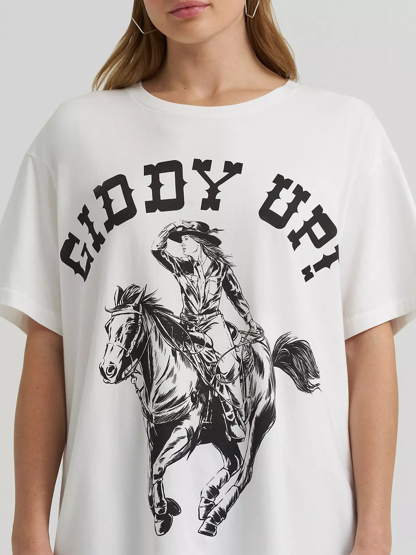 The Giddy Up Tee by Lainey Wilson X Wrangler