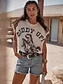 The Giddy Up Tee by Lainey Wilson X Wrangler