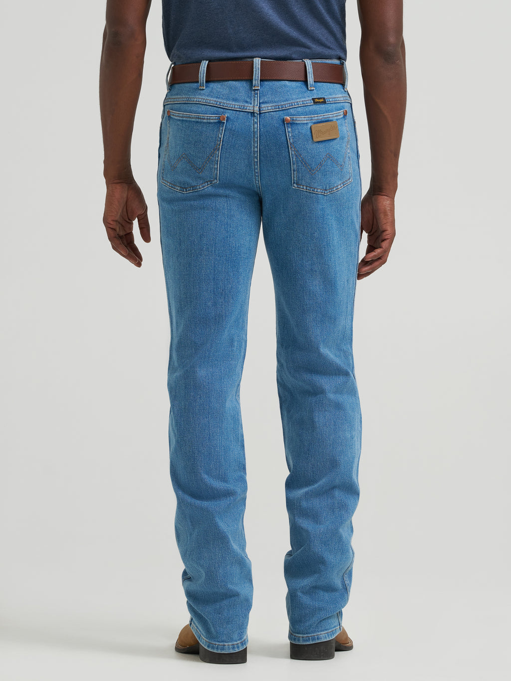 Tough Lite Cowboy Cut 936 Slim Fit Jeans by Wrangler in Faded Stone