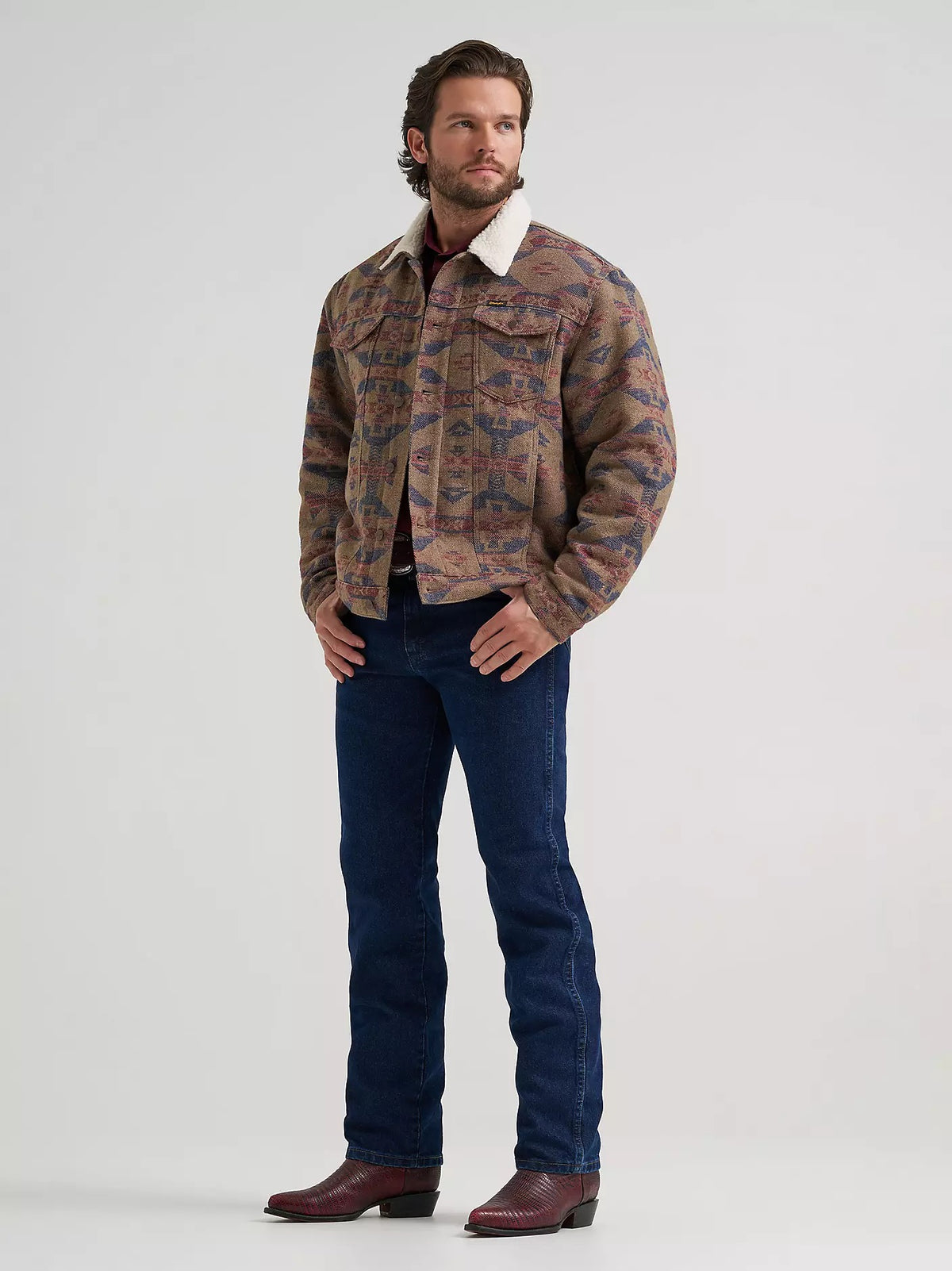The Pendleton Men's Sherpa Jacket by Wrangler