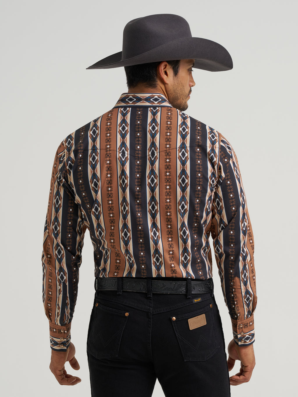 The Desert Rattler Checotah Pearl Snap by Wrangler
