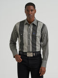The Folsom Prison Pearl Snap Brush Popper by Wrangler